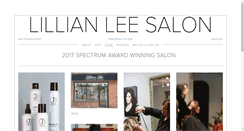 Desktop Screenshot of lillianleesalon.com